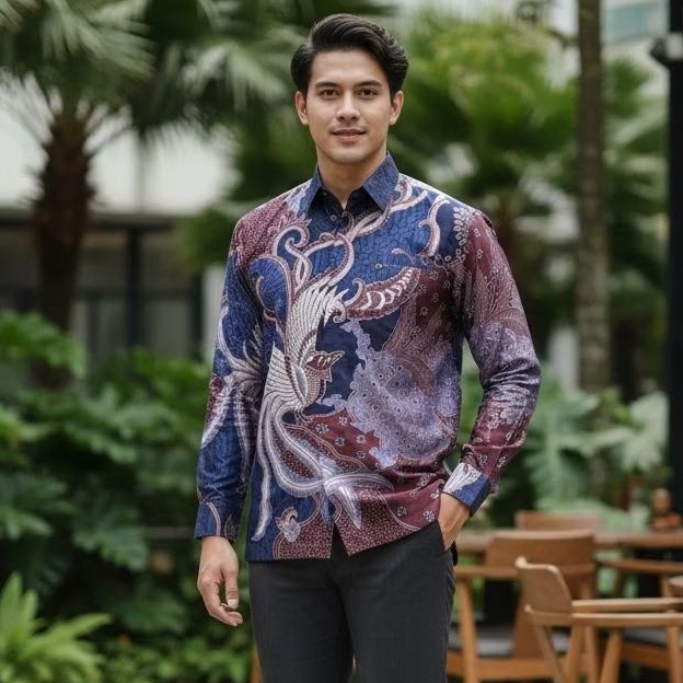 KEMEJA BATIK PRIA PREMIUM / KEMEJA BATIK PRIA JACQUARD PREMIUM