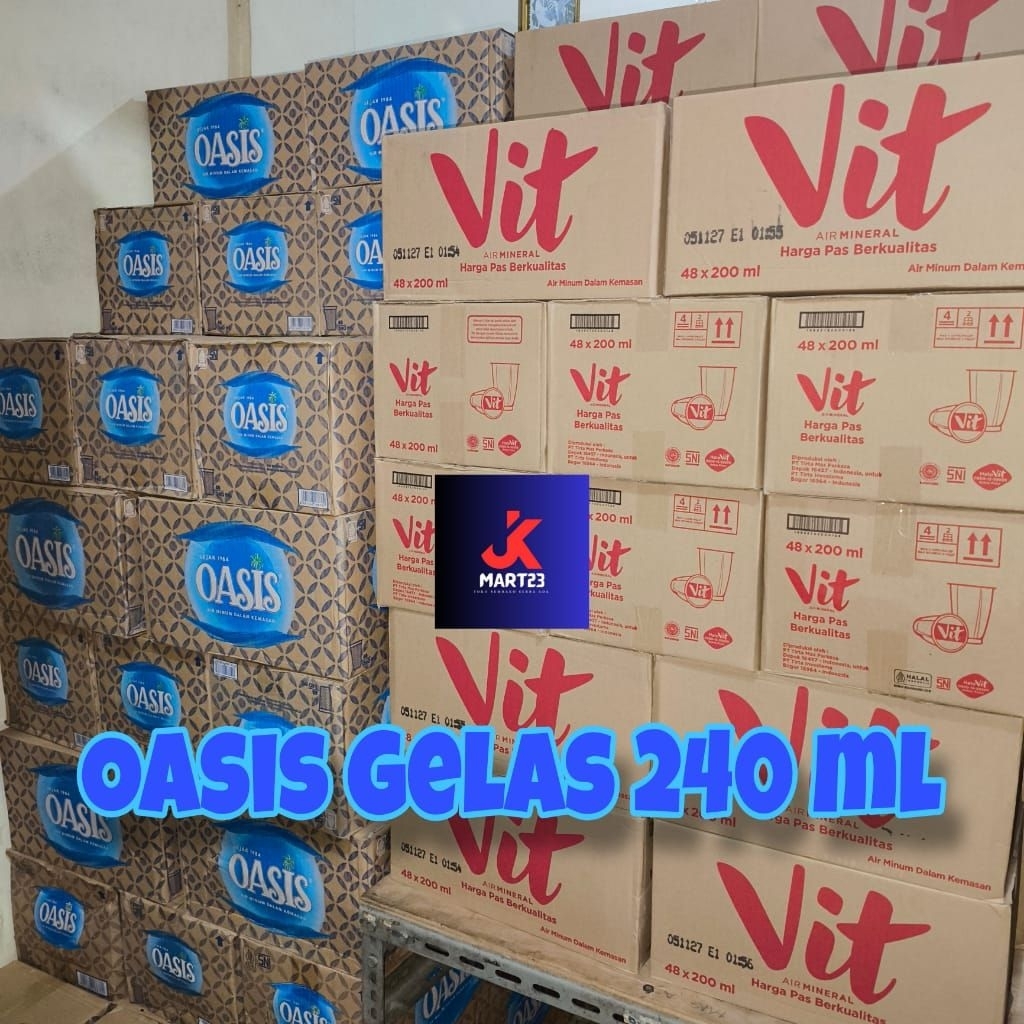 OASIS GELAS KEMASAN 240 ML 1 DUS