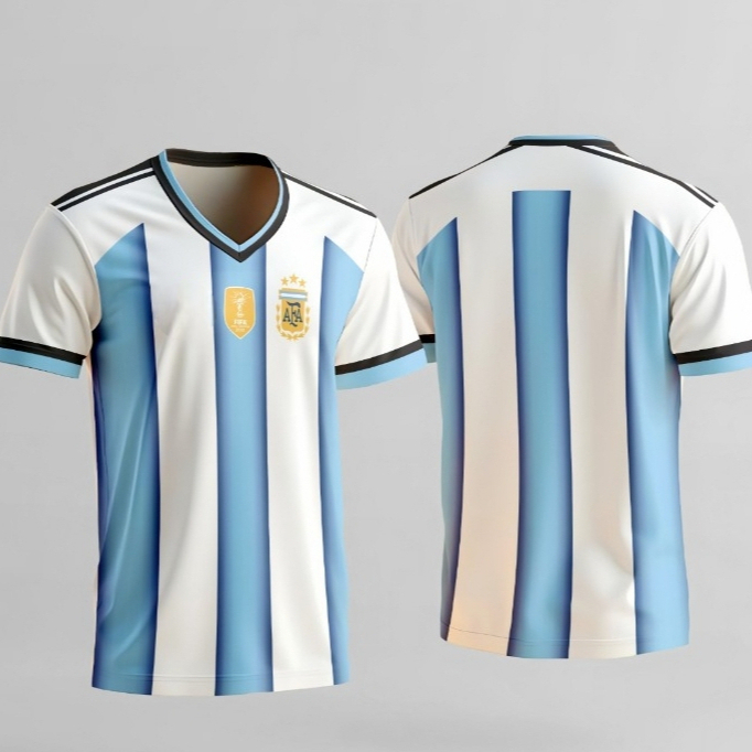 JERSEY BOLA ARGEN TINA  HOME TERBARU COPA AMERIKA 2025