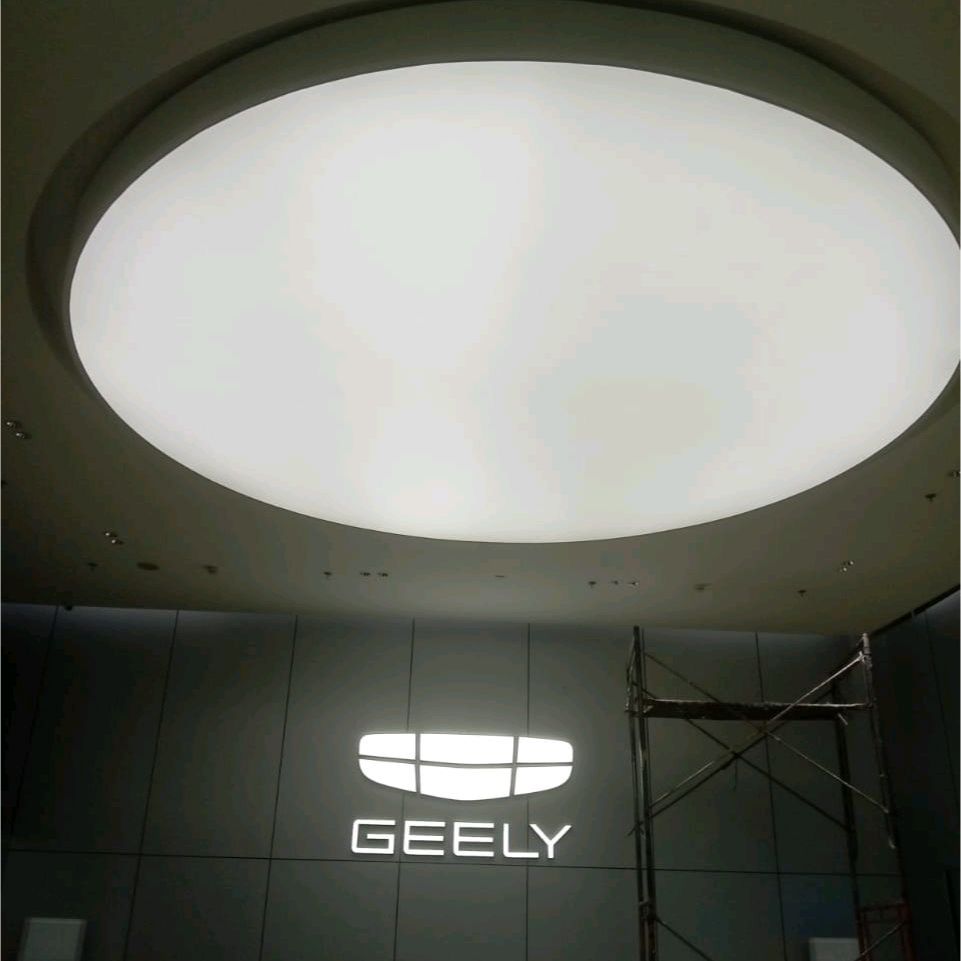 Terpasang Terima Jadi Harga Per M2 Indoor Barrisol Stretch Ceiling PVC Sheet Translucent Film Membra