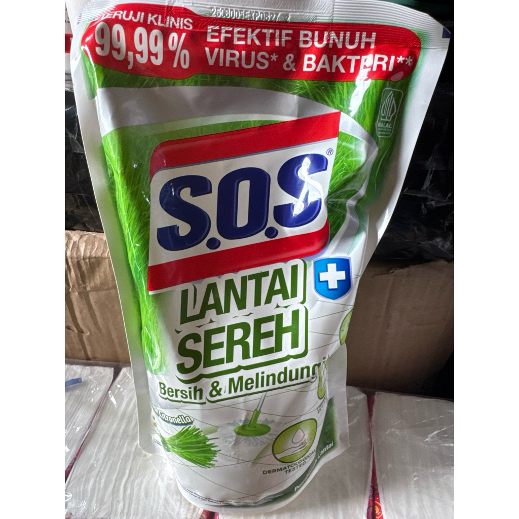 Sos lantai sereh bersih & melindungi