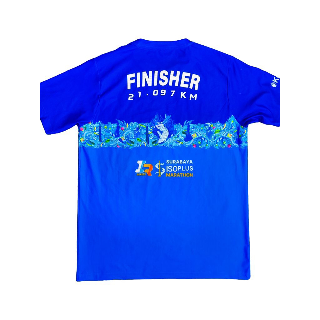 Jersey Finisher Tee HM Running Event Lari Surabaya Isoplus Marathon 2025 - Half Marathon by Kniel