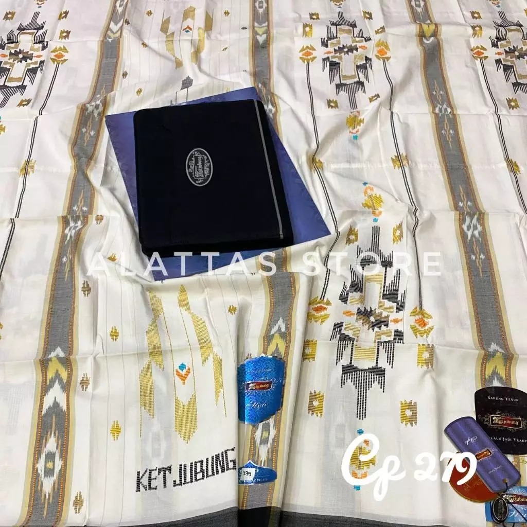 Sarung KETJUBUNG STYLE SJT SCP SKP SJP SCP GOLD Original Full Songket Timbul Jahit Tengah Full Mesre