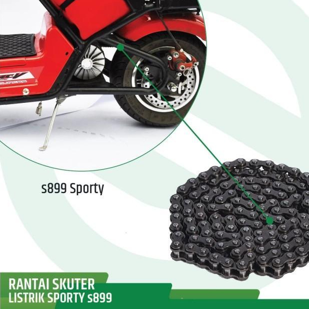 Rantai Skuter Listrik Sporty S899 Mr.Jackie