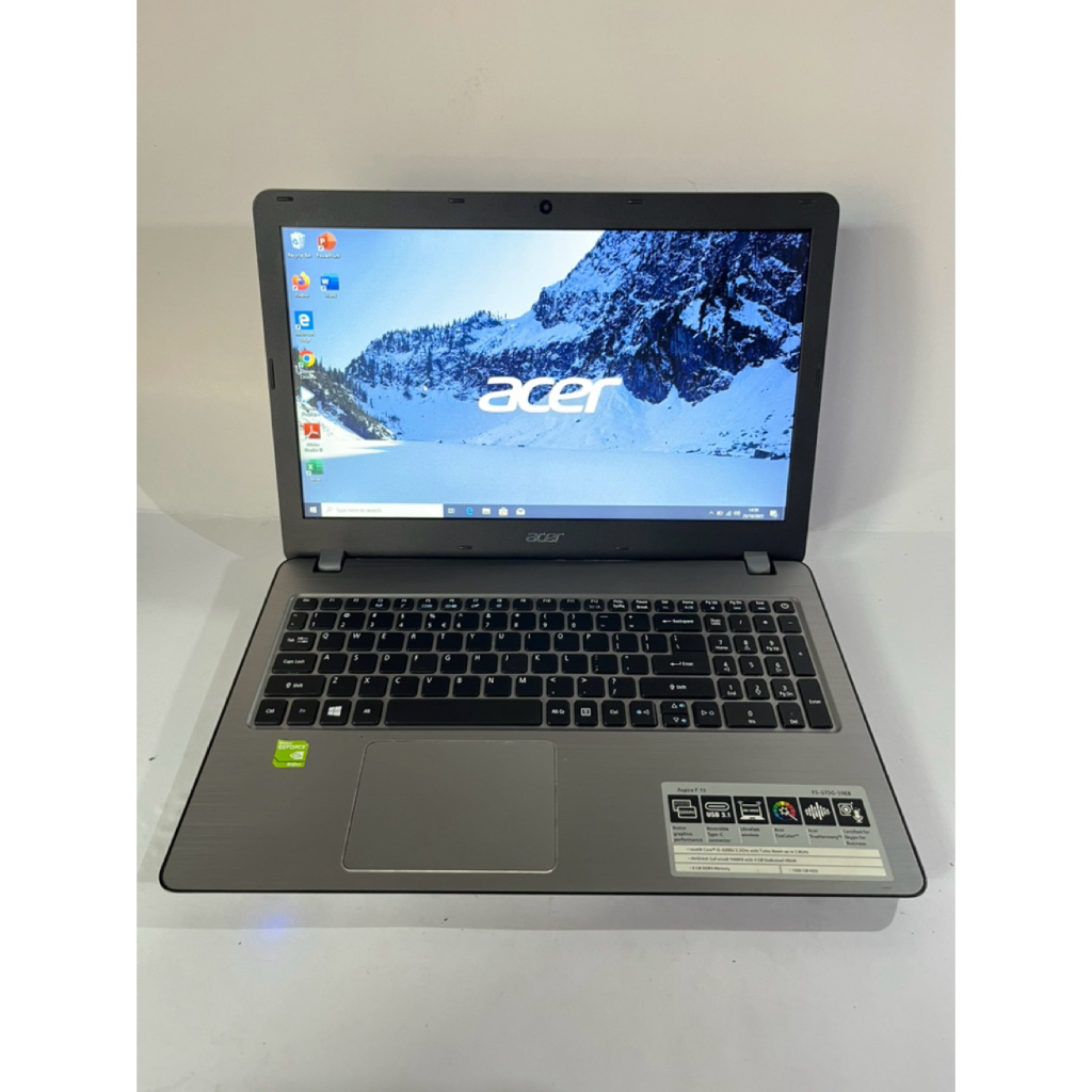 Laptop Gaming Editing Acer aspire F5 Core i5 Ram 16gb ssd 512gb Double Vga