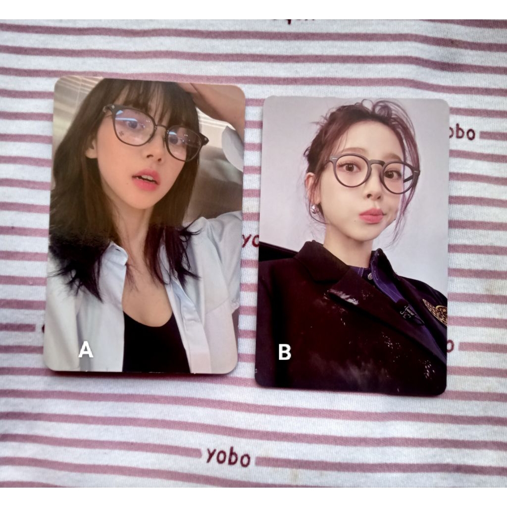 Photocard official karina aespa specs karina kacamata armageddon whiplash era