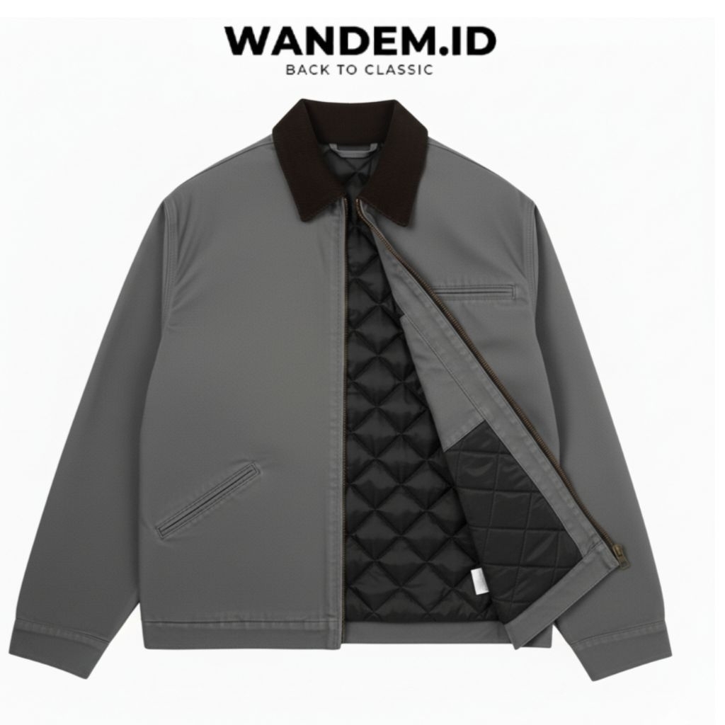 WANDEM.ID_Jaket Boxy Kanvas | Detroit Jacket High Quality