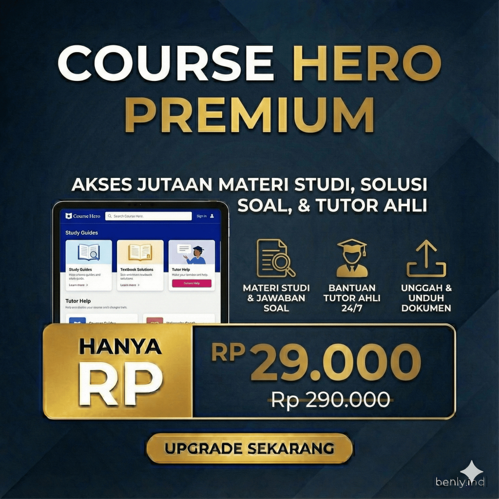 Premium Account Coursehero / Course Hero