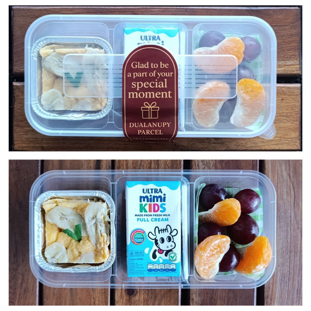 Max H-1 Parcel Bingkisan Hadiah Hampers Setup Roti Tawar Susu Buah Snack Sehat Mini Ultah Ulang Tahu