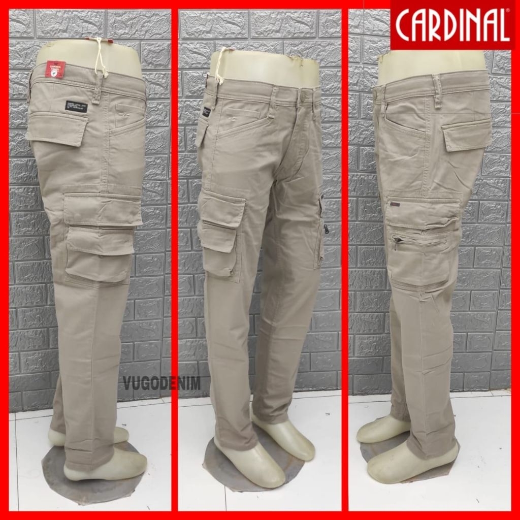 CARDINAL celana panjang cargo pria / celana panjang cargo cardinal