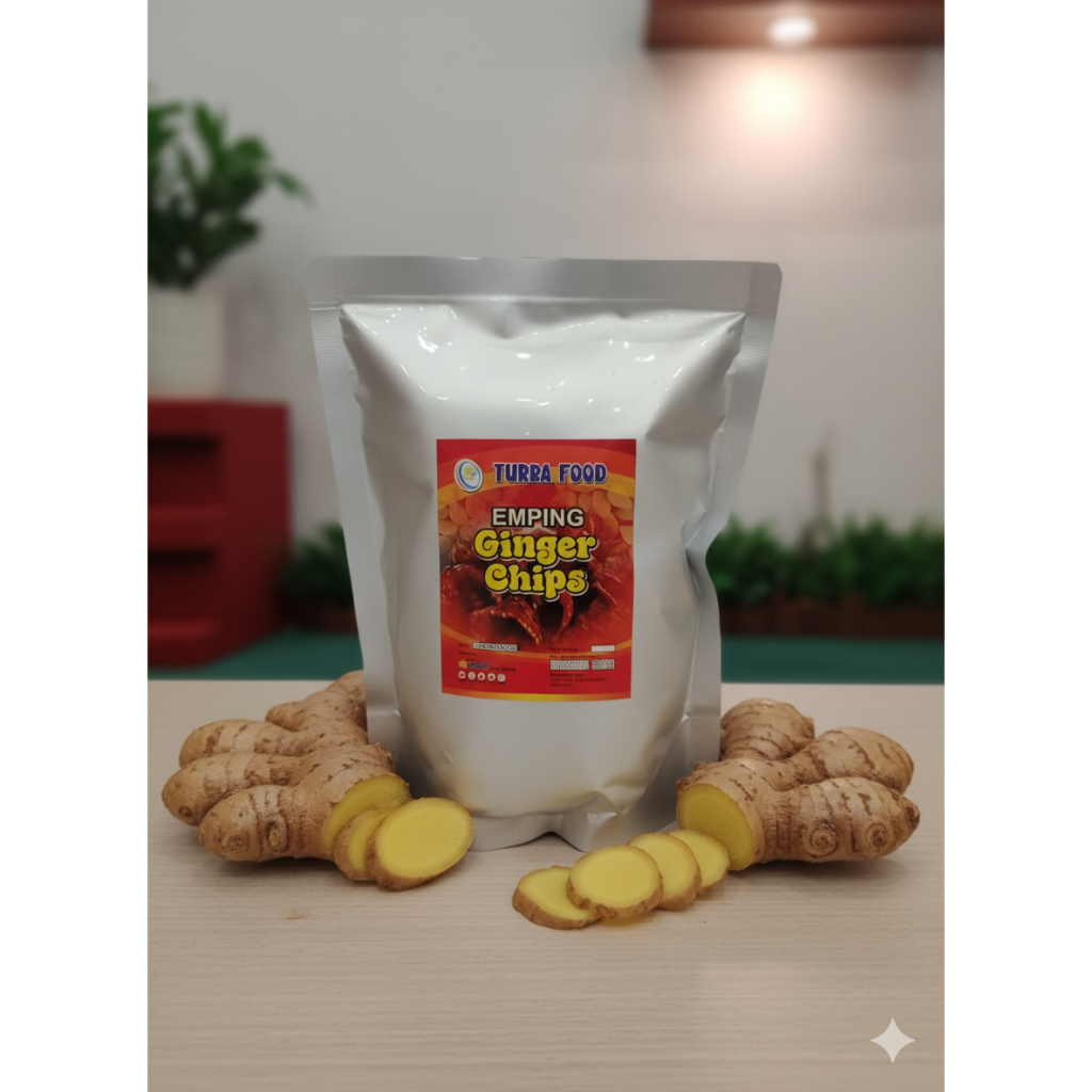 Ting ting Jahe wijen Turba Food enak dan gurih (kemasan 200gr)