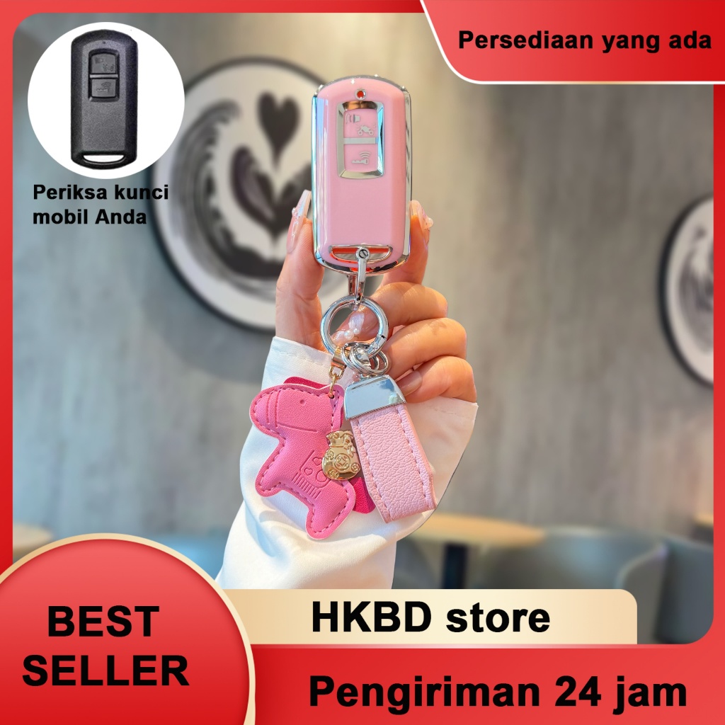 Cover Kunci motor Honda Vario 125 150 2019 / Scoopy 2020-2022 Bahan TPU Premium 2021 Remote Smartkey
