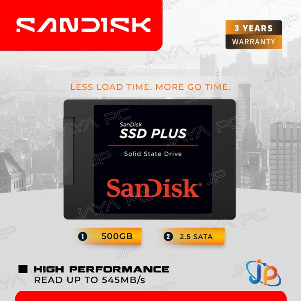 Sandisk SSD Plus 500GB Sata 3 - SSD 500 GB 2.5"