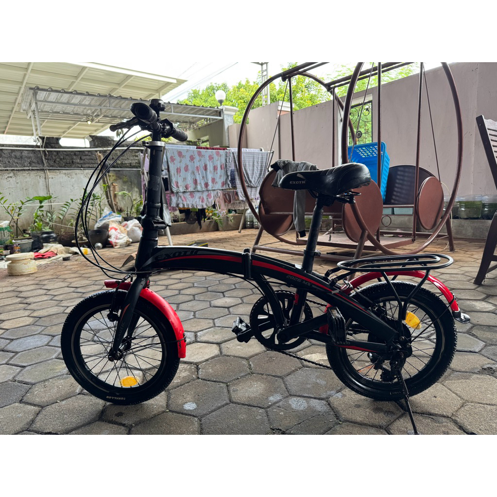 Sepeda Lipat Bekas / Folding bike second Exotic ET AR 16Inch