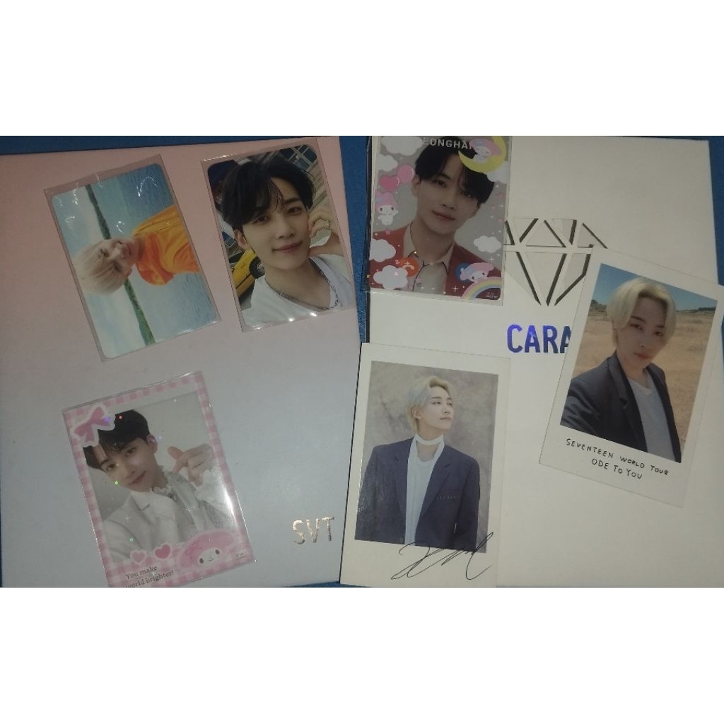 [TAKE ALL] photocard seventeen jeonghan 6pc & Binder Cargen