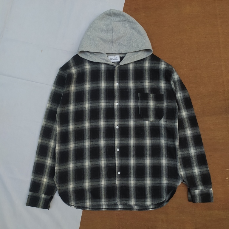 Kemeja Flannel Hoodie Veterano evenyouth