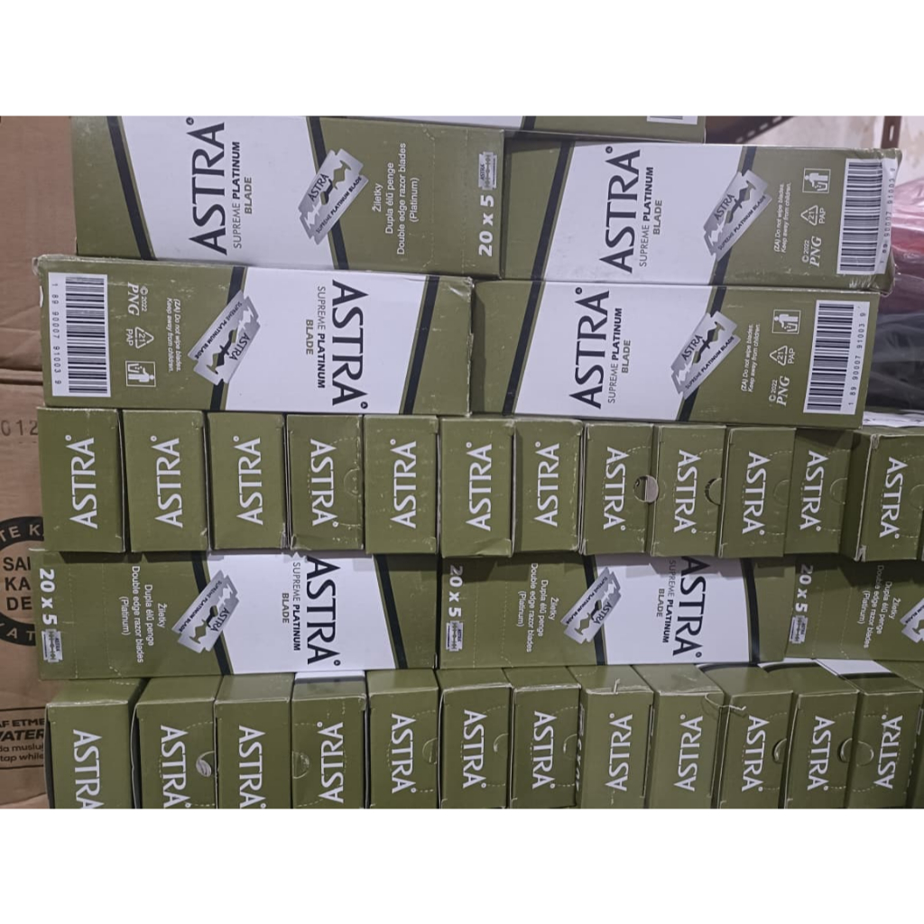Silet Astra Superior Platinum Double Edge (Singapore) ORIGINAL 100%