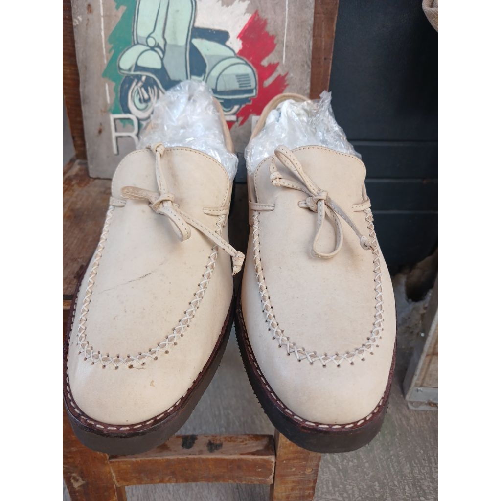 Sepatu Loafers Kulit New