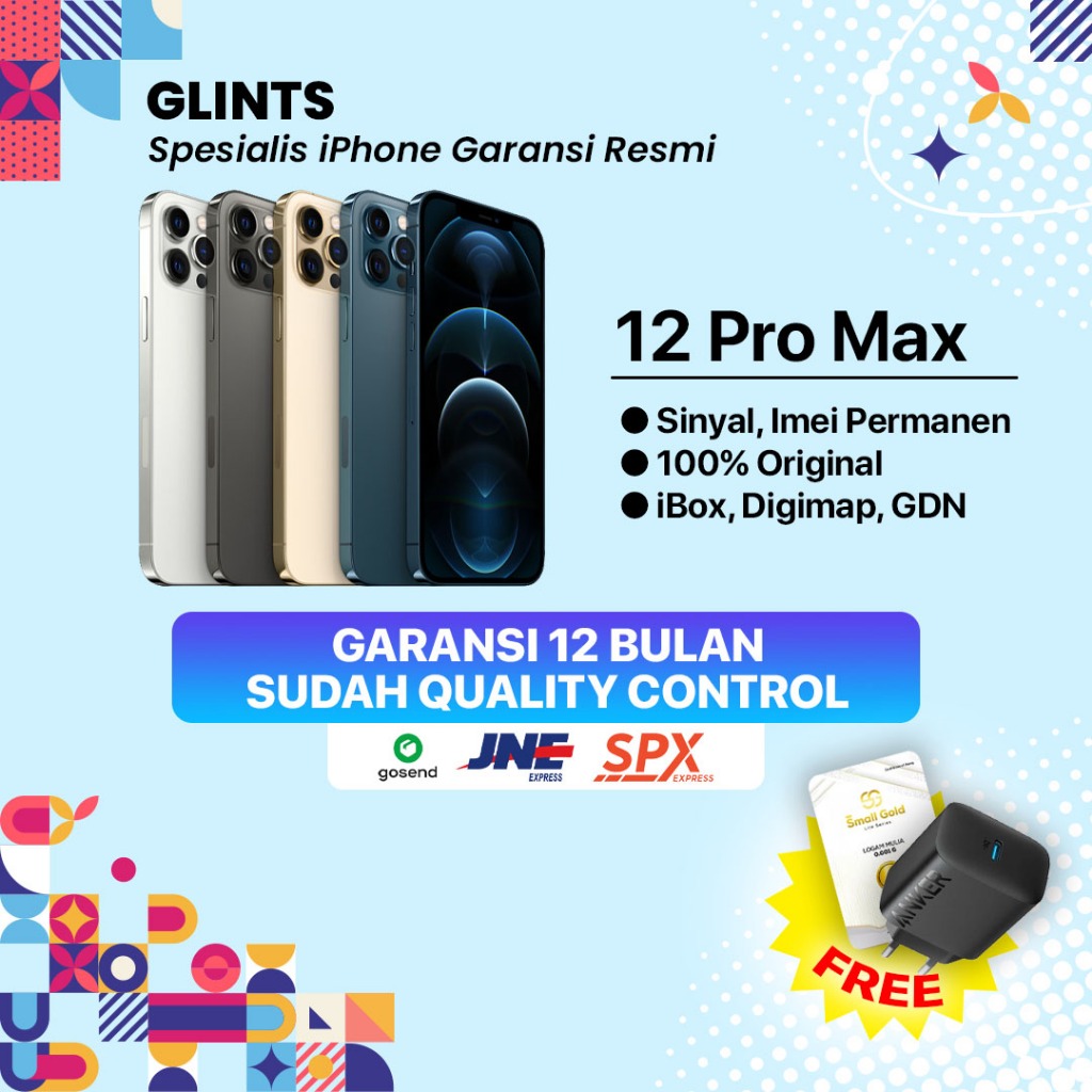 Apple iPhone 12 Pro Max 128GB/256GB/512GB | EX IBOX Indonesia