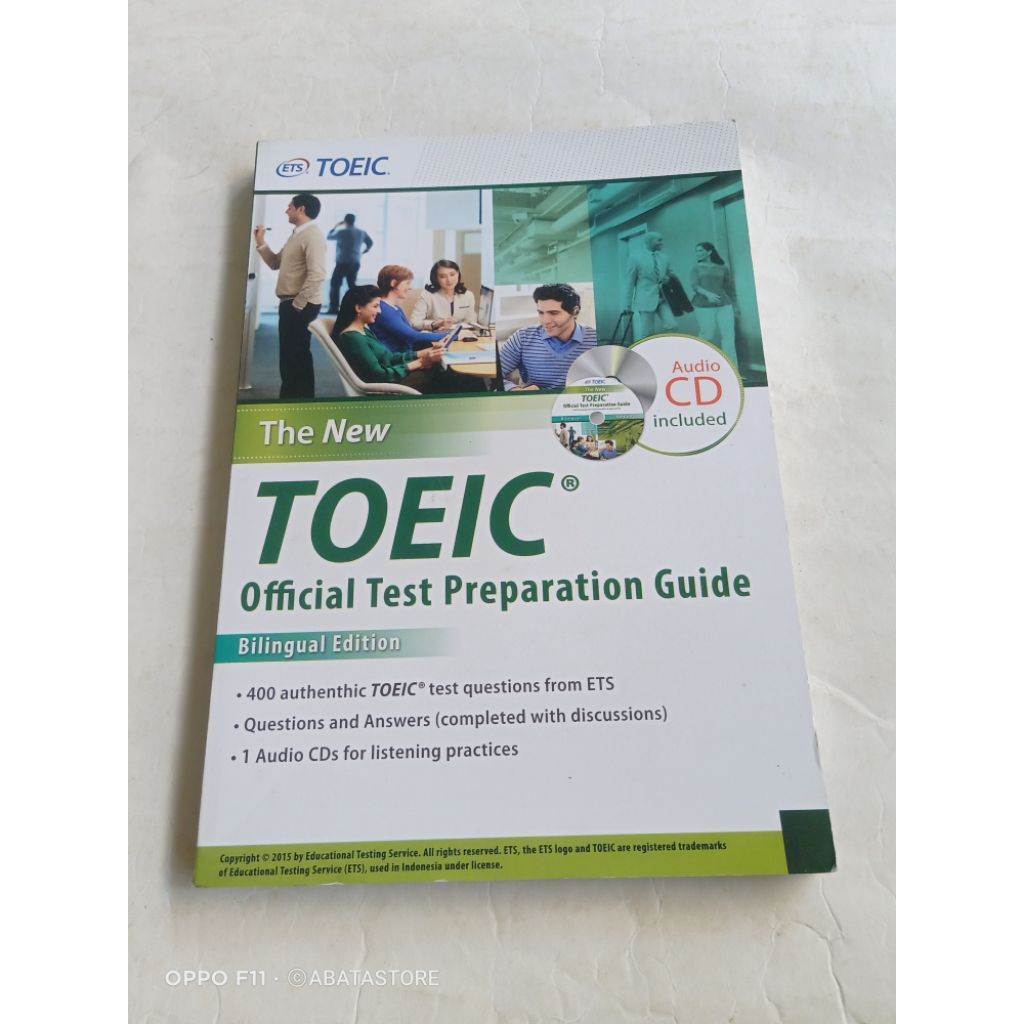 BUKU THE NEW TOEIC OFFICIAL TEST PREPARATION GUIDE BILINGUAL EDITION