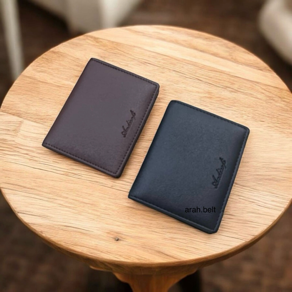 Dompet Kartu ATM Dompet Lipat Kartu Kulit Pu Pria Wanita