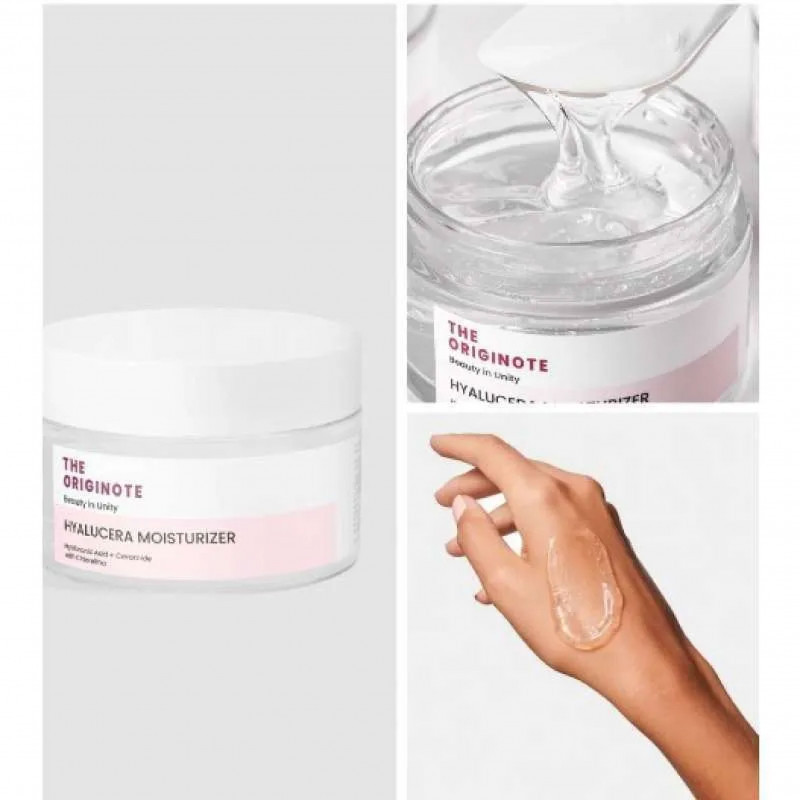 The Originote Skincare Hyalucera Series | Hyalucera Moisturizer | Hyalucera Gel Sunscreen