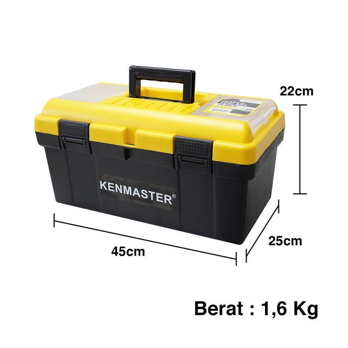 Kenmaster Tool Box 18 Inch Toolbox Kotak Perkakas Plastik