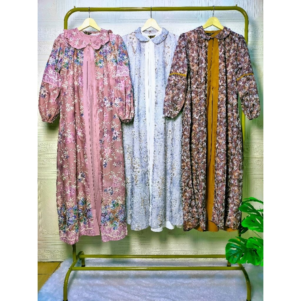 Baju Gamis Premium - Mewah Elegan Busui Friendly