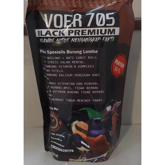 voer 705 black premium 250 gram