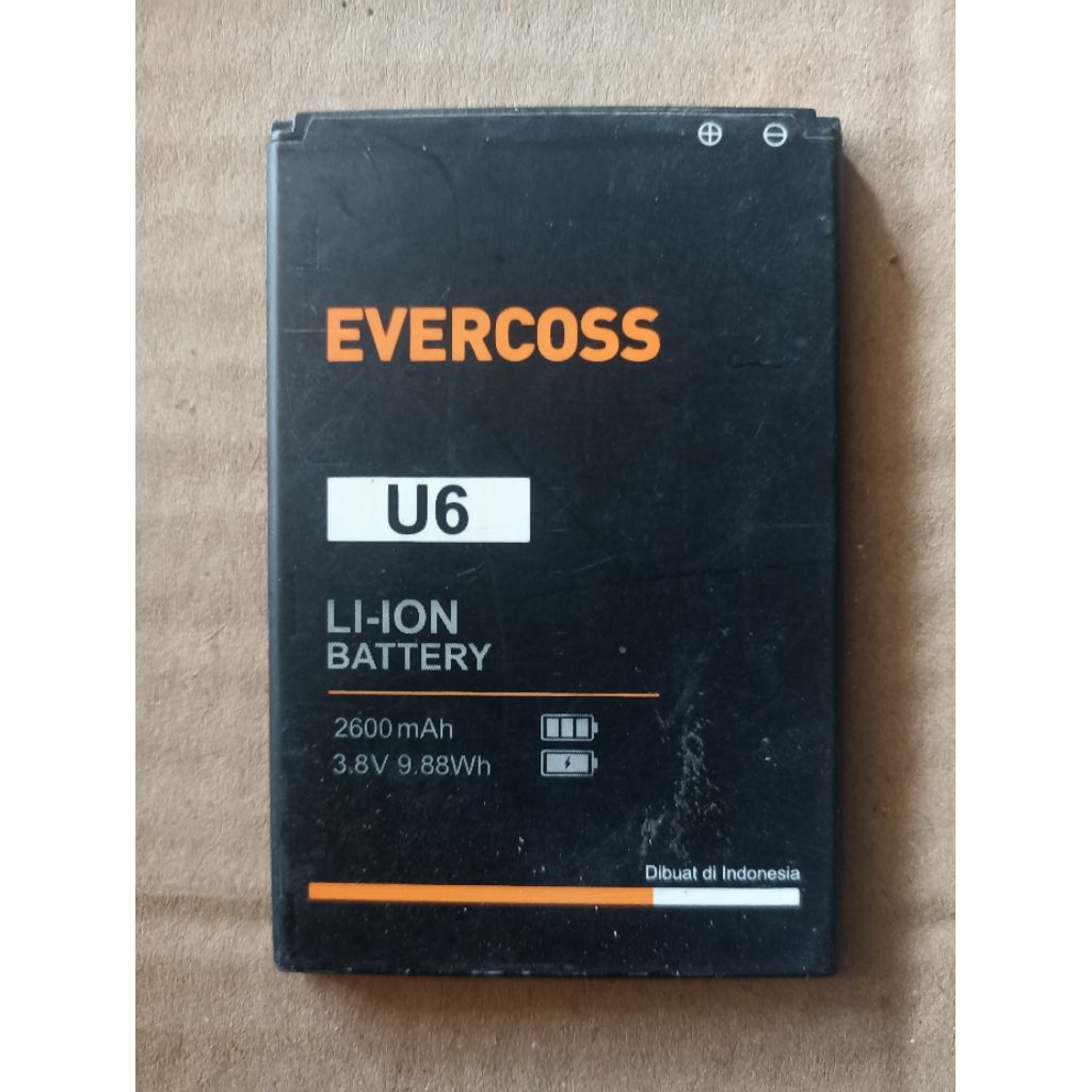 Baterai evercoss u6 original COPOTAN