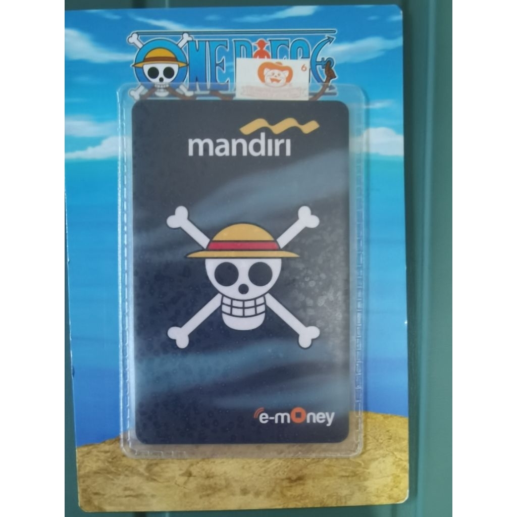 One Piece E-Money Mandiri Logo (ORIGINAL)