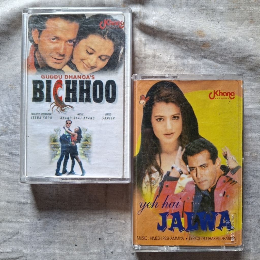 Dua kaset pita india bollywood bichhoo & yeh hai jalwa