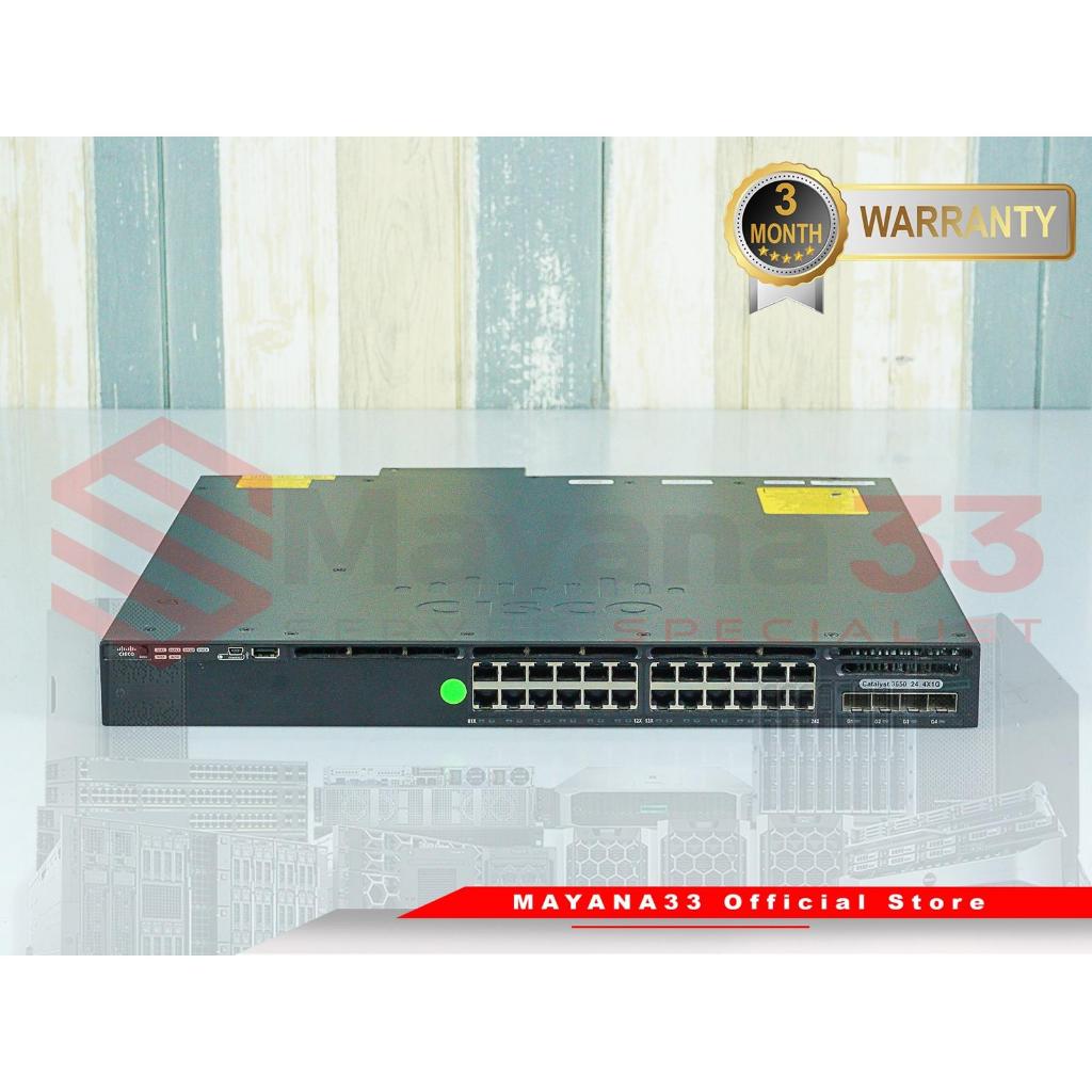 Switch Cisco Catalyst 3650 WS-C3650-24TS-E 24 Port Gigabit 4 Port SFP Uplink Gigabit