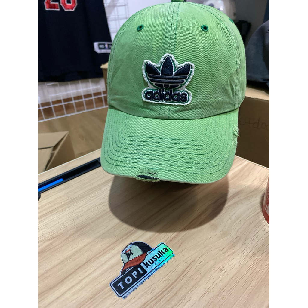 Topi Adidas Trifoil Visor Repad Model setelan (Rare)