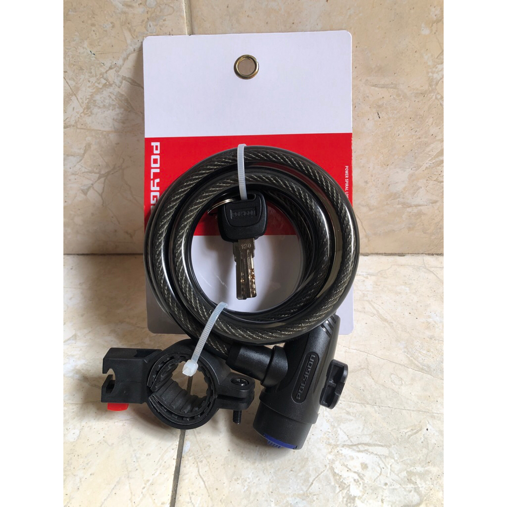 Kunci Gembok Sepeda Polygon Spiral