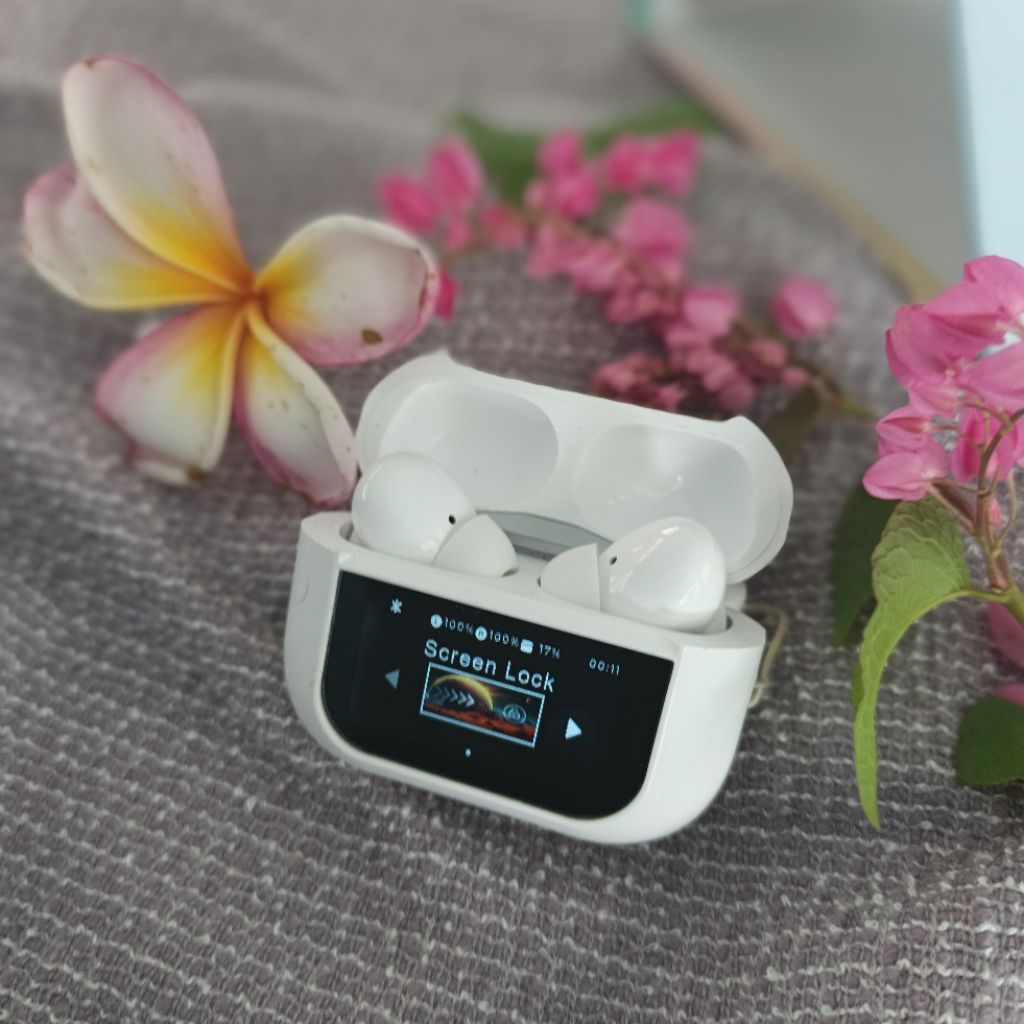 GOOJODOQ TWS J222 LCD Touchscreen ANC TWS Bluetooth Headset Earphone Touch Screen