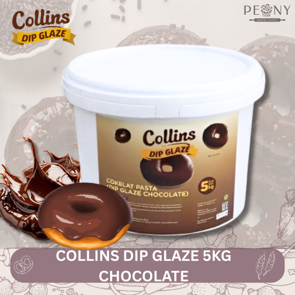 COLLINS DIP GLAZE CHOCOLATE 5KG