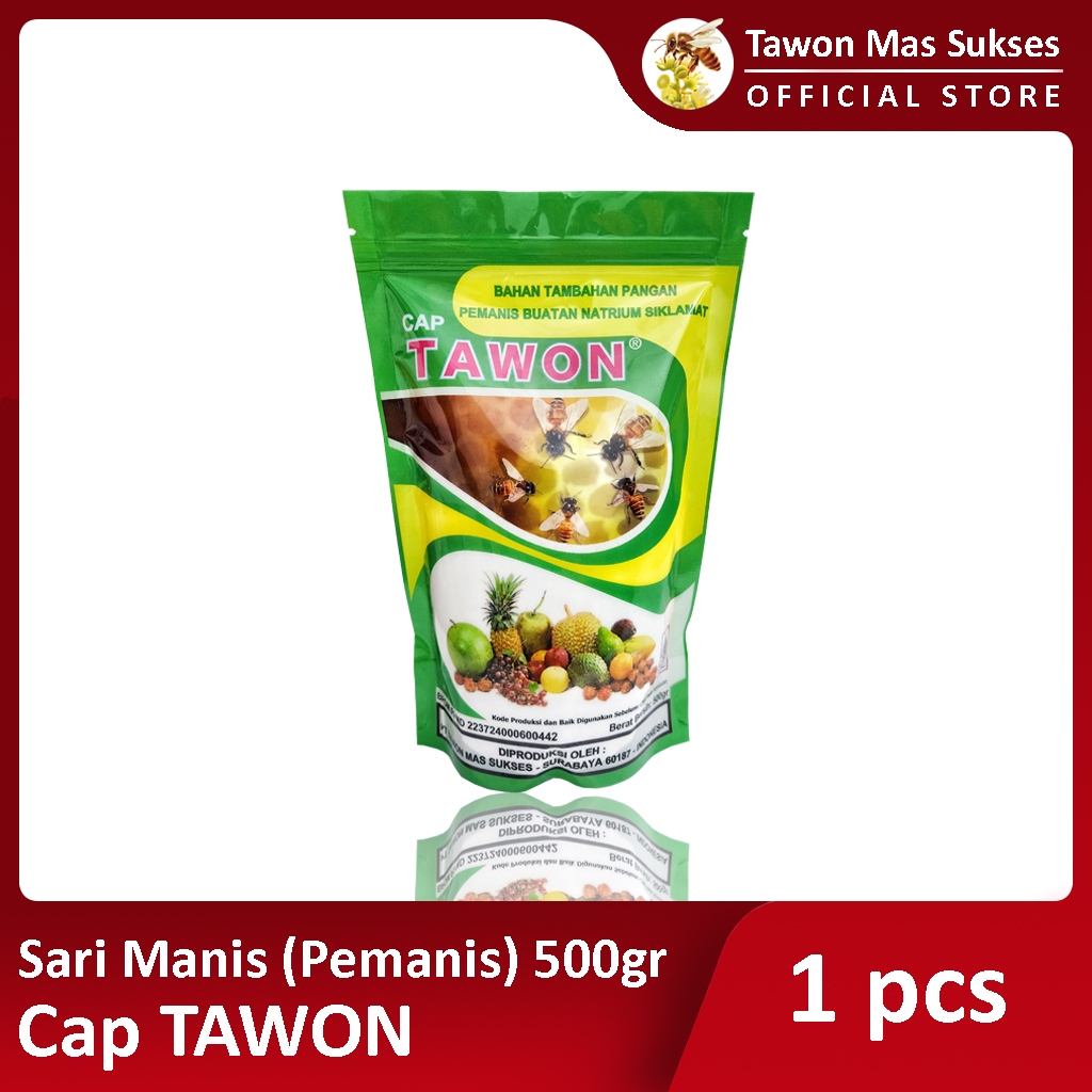 Sari Manis Cap TAWON 500gr (Pemanis Siklamat)
