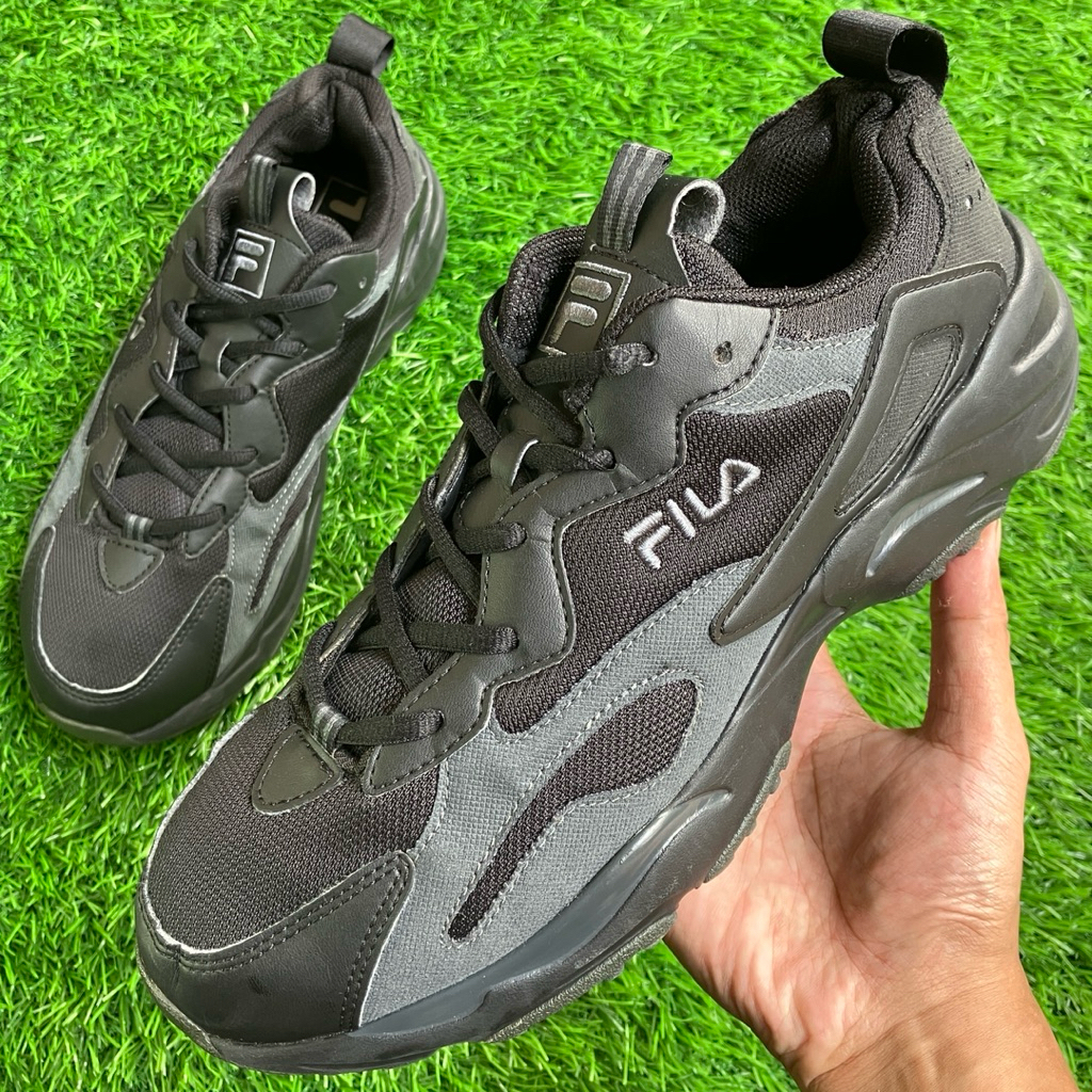 FILA Ray Tracer 2.0 Black sneakers shoes size 42