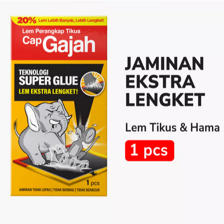 Cap Gajah Lem Perangkap Tikus dan Hama