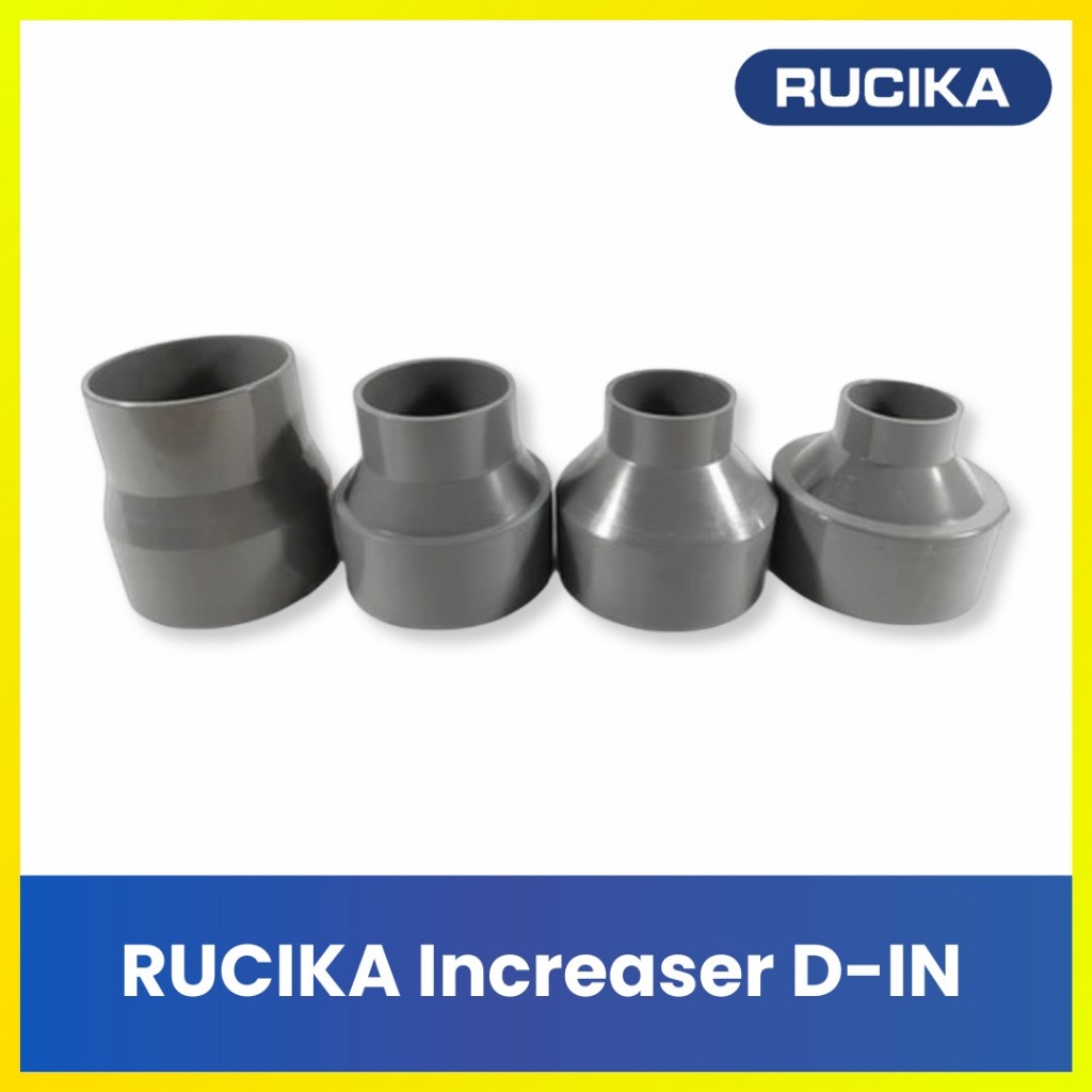 [ORIGINAL] Rucika Increaser D-IN Sambungan Pipa PVC Fitting Reducer Socket Pipa Limbah Tipe D