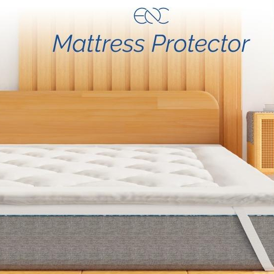 Matras Protector silikon TEBAL 120x200 180x200 pelindung kasur topper