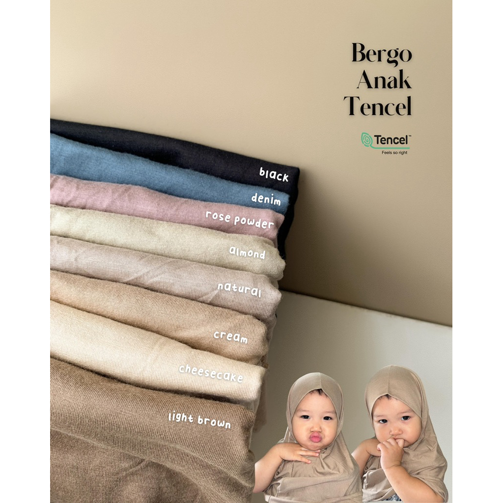 bergo anak TENCEL