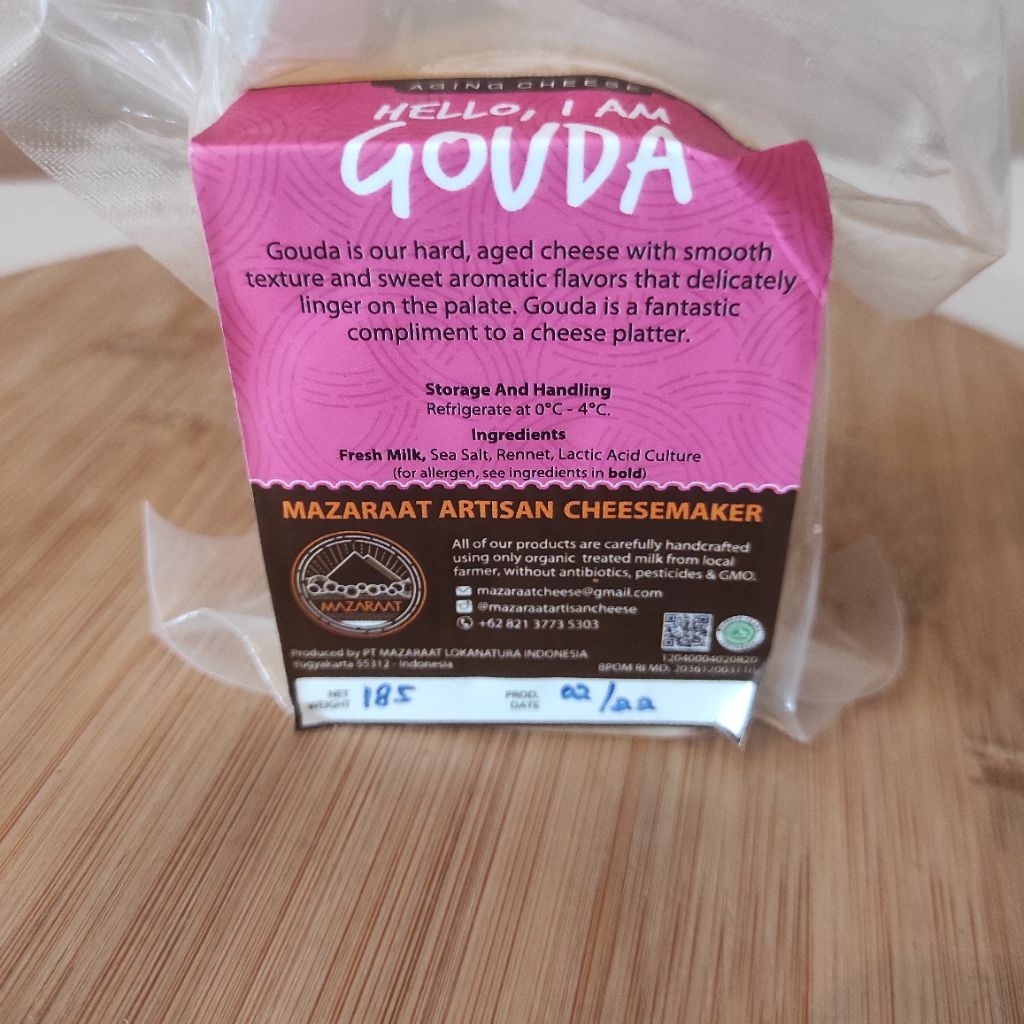 Gouda Cheese - Mazaraat Cheese