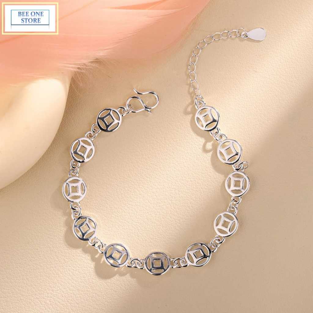 BEE ONE - Gelang Rantai Koin Oriental Gelang Fashion Wanita Trendy