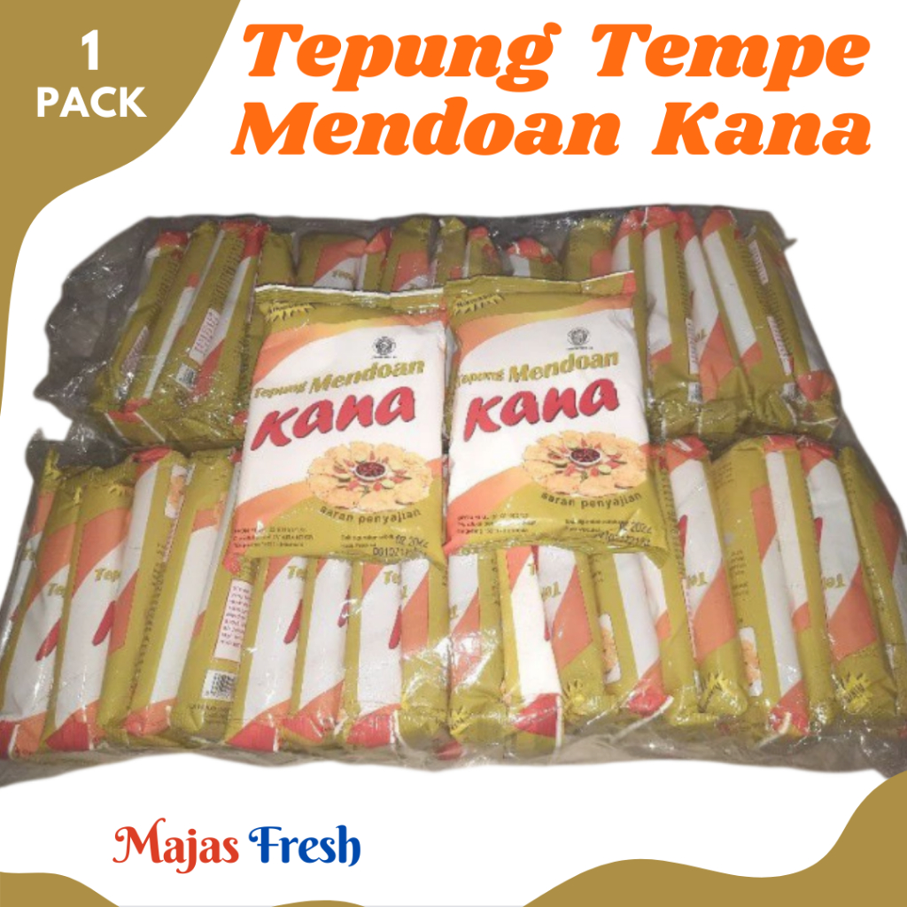 TEPUNG TEMPE Mendoan - Tepung Bumbu Mendoan Kana | Isi 20 Bks - 1.6 Kg [ Harga Per PACK ]