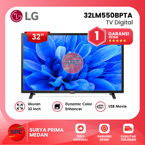 TV DIGITAL LG UKURAN 32 INCH 32LM550BPTA HD GARANSI RESMI (MEDAN)