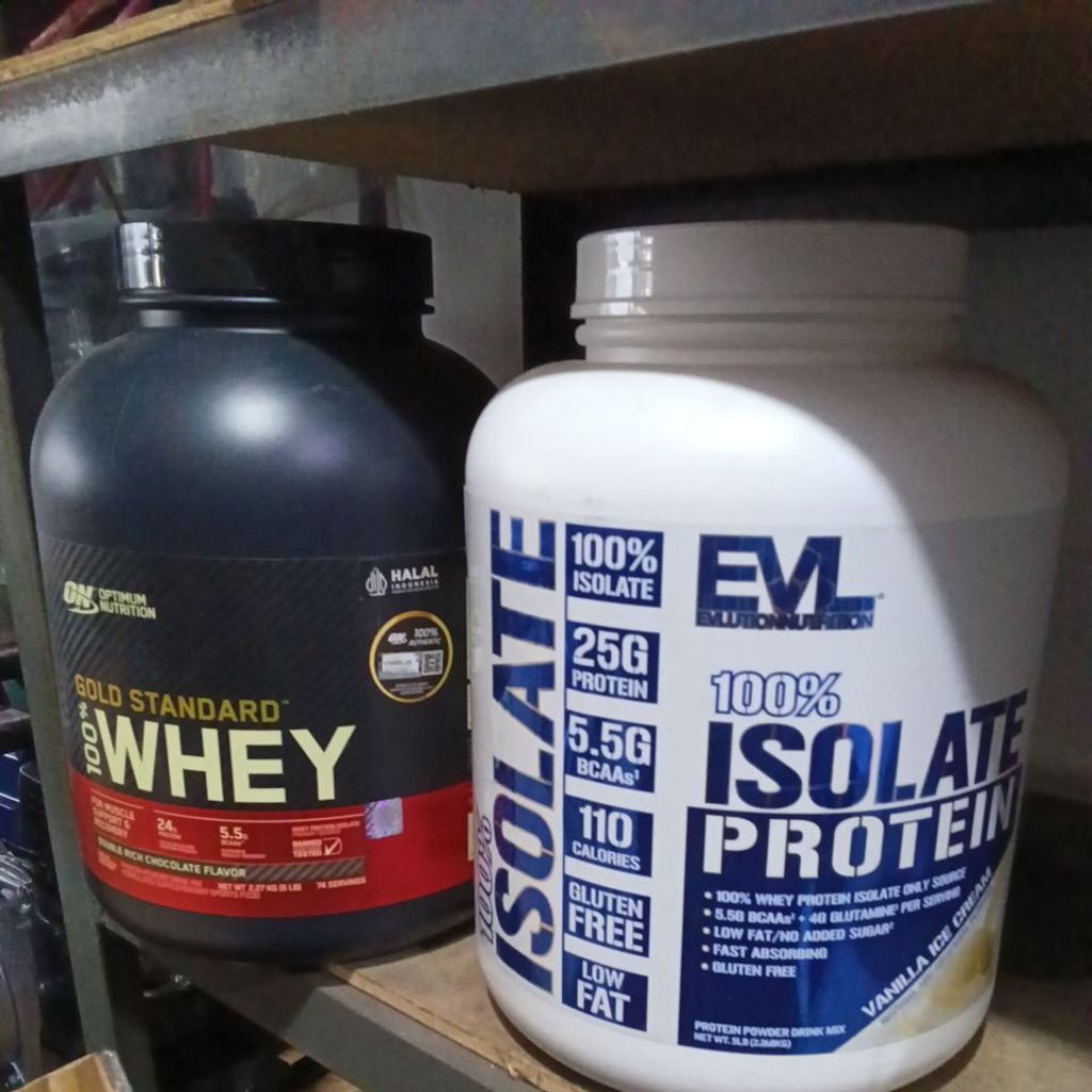 Botol suplemen kaleng susu fitness bekas kaleng suplemen gym kosong