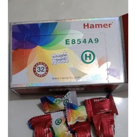 Permen Hamer Rainbow 32 Pcs Original
