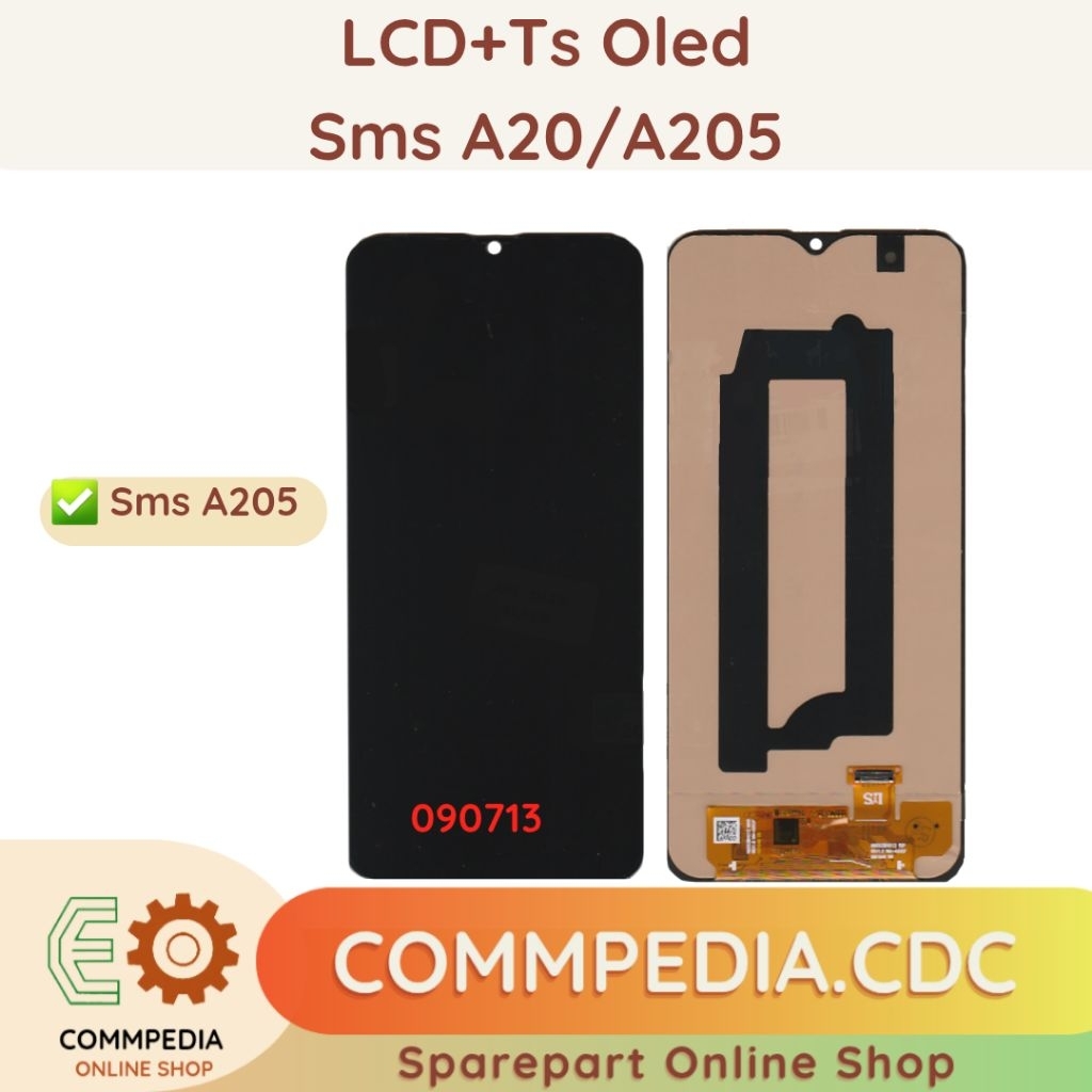 LCD+Ts Sms A20 /A205 Oled